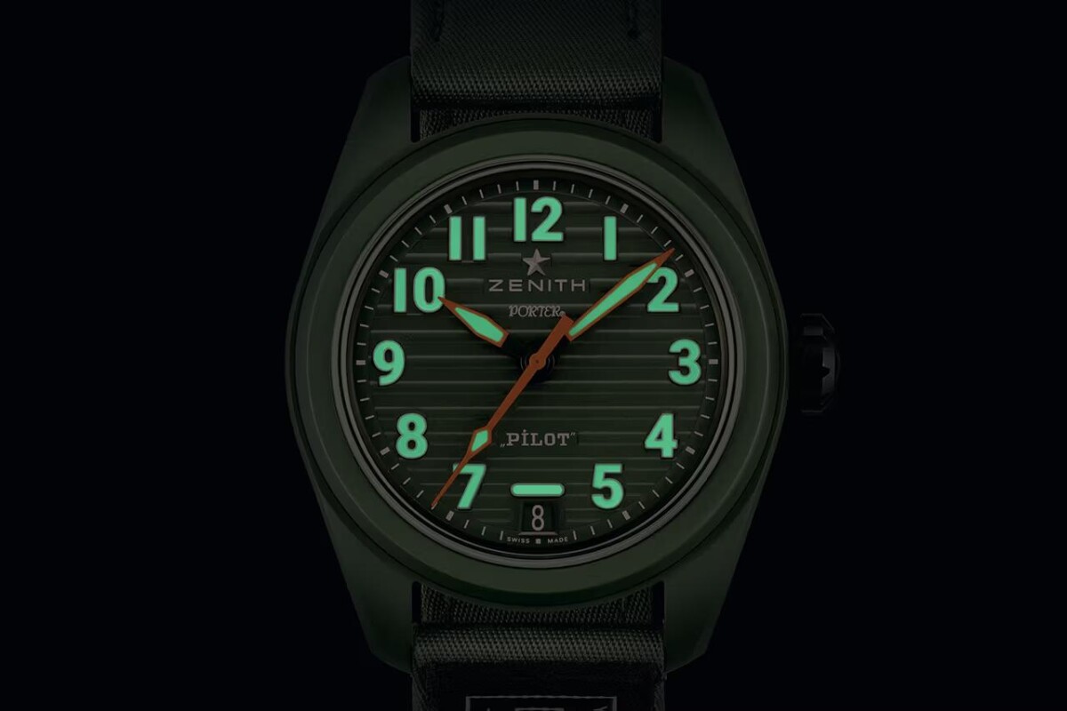 Zenith x Porter Pilot Big Date Flyback Porter Edition 